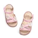 Otter MOMO Toddler Little Flower Girl Sandals Princess Dress Shoes Wedding