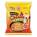 Ottogi Cheese Ramen Spicy Stir Fry Korean Style Instant Noodles, 4.59 oz ℮ 130 g Pack each (Pack of 2, 260g) | Product of Korea
