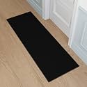 Ottomanson 3x5 Area Rug for Entryway – Non-Slip Kitchen Rugs, Black