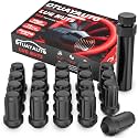 OTUAYAUTO M12x1.5 Lug Nuts - 20PCS Black