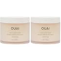 OUAI Scalp &amp; Body Scrub, Melrose Place - Exfoliating Body Scrub with Sugar &amp; Coconut Oil Blend for Smooth, Moisturized Skin - Gentle Scalp Exfoliator for Removing Product Build Up (8.8 Oz) (Pack of 2)