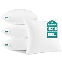 Oubonun 18 x 18 Throw Pillow Inserts Set of 4