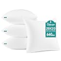 Oubonun 20 x 20 Throw Pillow Inserts Set of 4