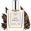 Oud Mirage 50ml EDP for Men | Luxury Woody Amber Oud Perfume | Intense Long Lasting Incense Fragrance Spray | Travel Size Gift