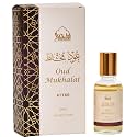 Oud Mukhalat Attar Oil by Dukhni | Arabic perfume oils for men and women, without alcohol | 30ml Pure ittar roll on perfume, saffron oud oil, oudh | Eid, Ramadan, Umrah Haj Gifts, Islamic Fragrances