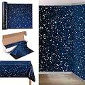 Oudain 54 Inch x 100 ft Starry Galaxy Tablecloth Roll Cutter Box
