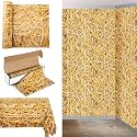 Oudain 54 Inch x 100 ft Hay Bales Straw Tablecloth Roll Cutter Box