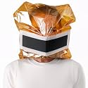 Ougist Portable Emergency Fire Escape Full Face Mask,Fire Safety Survival Mask, Anti-Heat Film and Smoke Filter Respirator