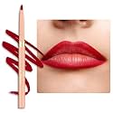 Oulac Red Retractable Lipliner Pencil 2in1 Waterproof Makeup Stick for Lip Liners and Eye Liners, Smooth and Creamy, Long Lasting Matte Finish, Vegan Beauty, 07 Cherry