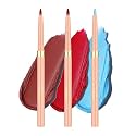 Oulac Waterproof Lipliner Pencil Set - Smooth and Creamy, Retractable Lip Makeup for Precision Application, Vegan & Cruelty-Free, LL06+LL08+10
