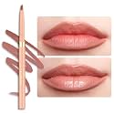 Oulac Waterproof Lipliner Pencil - Smooth and Creamy, Retractable Lip Makeup for Precision Application, Vegan &amp; Cruelty-Free, LL03 Naked Liner