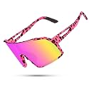 OULAIQI Cycling Sunglasses UV400 Sports Glasses for Running Men Women