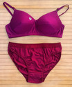 Oumar Bibi Bra Panty Set Solid
