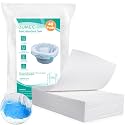 OUMEE 40 Count Absorbent Commode Pads for Bedside Commode Bucket