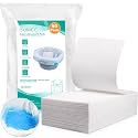 OUMEE 90 Count Absorbent Commode Pads for Bedside Commode Bucket