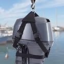 Outboard Motor Hoist Harness Set for 2-30 Hp Engine Lift Straps