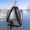 Outboard Motor Hoist Harness Set for 30-60 Hp Engine Lift Straps