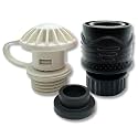 Outboard Quick Connect Flush Kit for Mercury, Suzuki, Yamaha & Honda Boat Engines - Marine Flush Adapter with Cowling Gasket Seal & Quick Connect - UV Stable & Durable Glass Filled Nylon Material