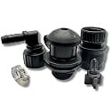 Outboard Quick Connect Flush Kit for Mercury, Suzuki, Yamaha & Honda Boat Engines - Marine Flush Adapter with Cowling Gasket Seal & Quick Connect - UV Stable & Durable Glass Filled Nylon Material
