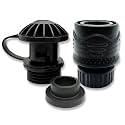 Outboard Quick Connect Flush Kit for Mercury, Suzuki, Yamaha & Honda Boat Engines - Marine Flush Adapter with Cowling Gasket Seal & Quick Connect - UV Stable & Durable Glass Filled Nylon Material