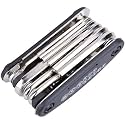 Cycle 15 In 1 - Cycle Tool Kit - Multi-Purpose Wrench Mountain - Cycle Repair Tool Kit - Allen Key Spoke - Cycle Tool Kit Set All Cycle - Stainless Steel