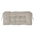 Outdoor Bench Cushion 41x19x4 Inch with Ties Loveseat Pads, Beige