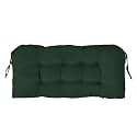 Outdoor Bench Cushion 41x19x4 Inch with Ties Loveseat Pads, Dark Green