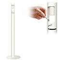 Outdoor Cigarette Butt Receptacle 43-inch White/Metals Standing Ashtray for Patio, Offices, Home, Restaurants, Backyard (White)