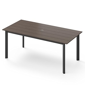 67 inch Rectangle HDPS Patio Dining Table