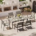 Outdoor Dining Set for 6 Patio Table