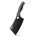 OUTDOOR EDGE ErgoMax Cleaver - Razor Sharp Meat Cleaver and Vegetable Kitchen Knife, Premium Titanium-Coated Steel Blades, Multipurpose Chef Knife for Home and Kitchen with Ergonomic Handle