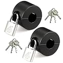 Outdoor Faucet Lock, Black 2PC