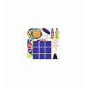 Outdoor Giant Tic Tac Toe Yard Games Double-Sided with Bean Bag Toss Mat, 26" Dart Board with Sticky Balls, Soft Plastic Cones Ring Toss Game for Kids Adults Family Indoor Outside Carnival Lawn Games
