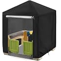 Outdoor Playhouse Cover for Step2 Charming Cottage Kids Playhouse,Waterproof Kids Outside Play house Cover Outdoor Play Houses Covers for Kids - 59"L×50"W×58"H, Black