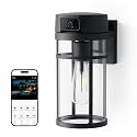 Outdoor Porch Light Security Camera 2K HD