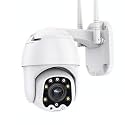 Outdoor PTZ WiFi IP Security Camera 1080P Home Surveillance Camera Pan/Tilt Two-Way Audio Motion Detection Color Night Vision Auto Tracking CamHiPro APP AT-200DW