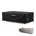 Outdoor Rectangular Fire Pit Cover for 42