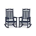Outdoor Rocking Chairs Set of 2,Oversized Rocking Chair,All Weather