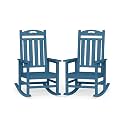 Outdoor Rocking Chairs Set of 2,Oversized Rocking Chair,All Weather