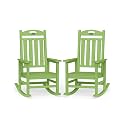 Outdoor Rocking Chairs Set of 4,Oversized Rocking Chair,All Weather