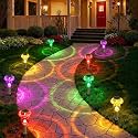 Outdoor Solar Lights, Pack of 16 Outdoor Mushroom Lights, Waterproof Solar Powered LED Lighting for Garden, Yard, Landscape, Pathway, Pathway, Lawn, Walkway