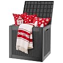 Outdoor Storage Box Waterproof, 31 Gallon Deck Box for Patio Storage