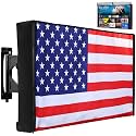 Outdoor TV Cover 80-85 Inch Weatherproof, 600D Outside TV Covers