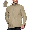 Outdoor Ventures Men's Packable Rain Jacket Waterproof Lightweight Raincoat