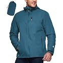 Outdoor Ventures Men's Packable Rain Jacket Waterproof Lightweight Raincoat