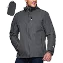 Outdoor Ventures Men's Packable Rain Jacket Waterproof Lightweight Raincoat