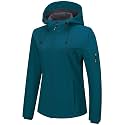 Outdoor Ventures Women's Softshell Jacket Fleece Lined Waterproof Rain Coat