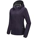 Outdoor Ventures Women's Softshell Jacket Fleece Lined Waterproof Rain Coat