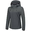 Outdoor Ventures Women's Softshell Jacket Fleece Lined Waterproof Rain Coat