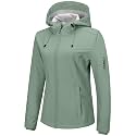 Outdoor Ventures Women's Softshell Jacket Fleece Lined Waterproof Rain Coat